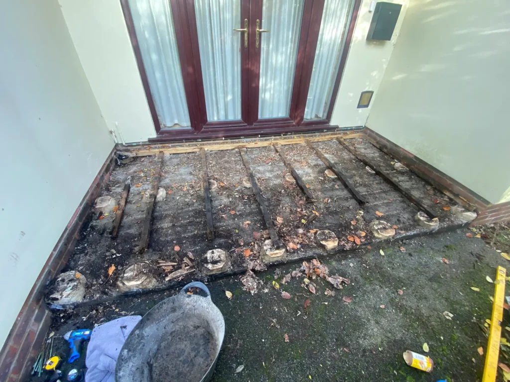 Decking Replacement in Essex - Before