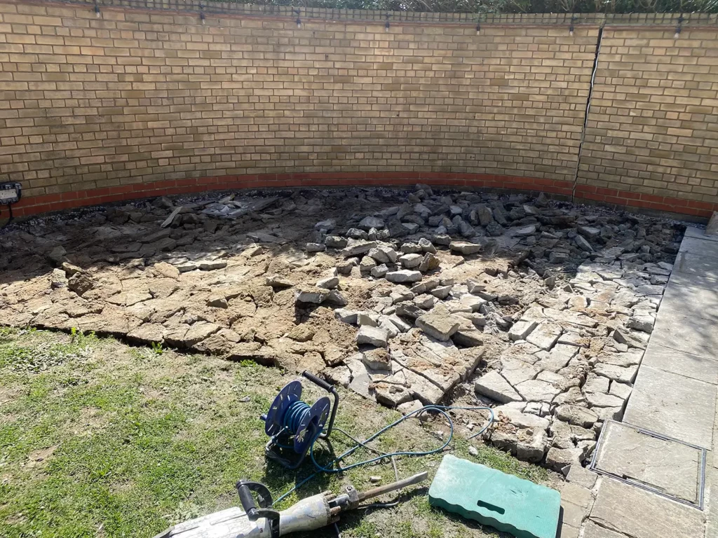 In Ground Trampoline Project