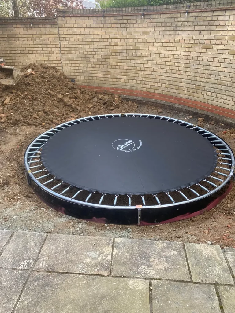 In Ground Trampoline Project