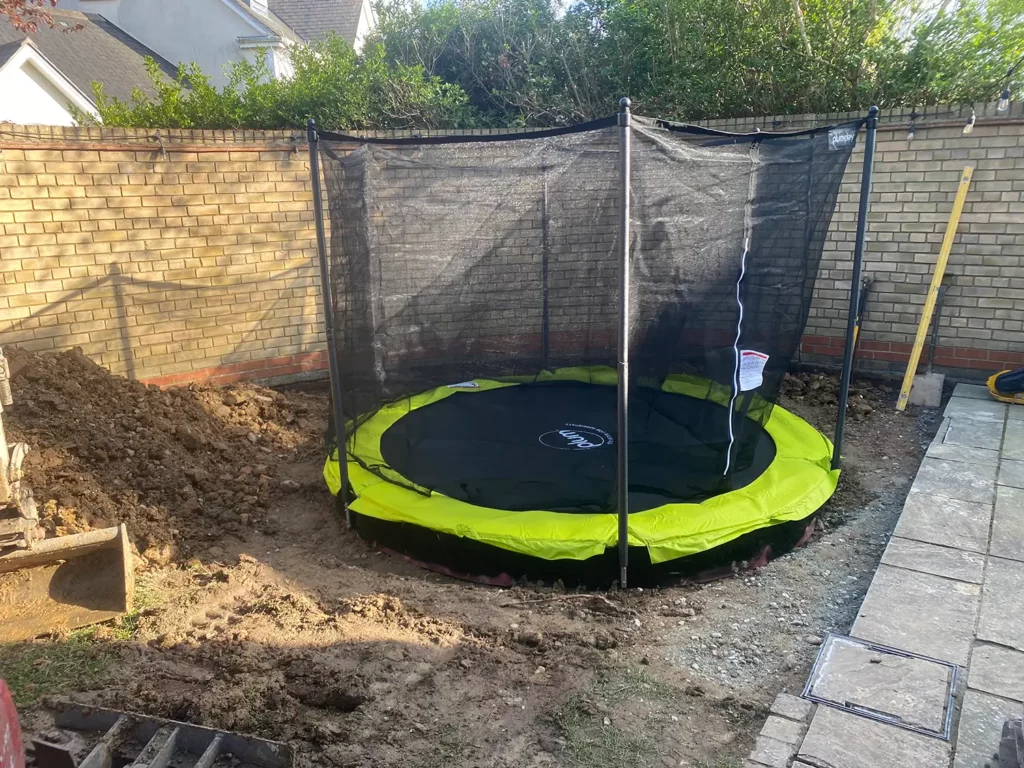 In Ground Trampoline Project