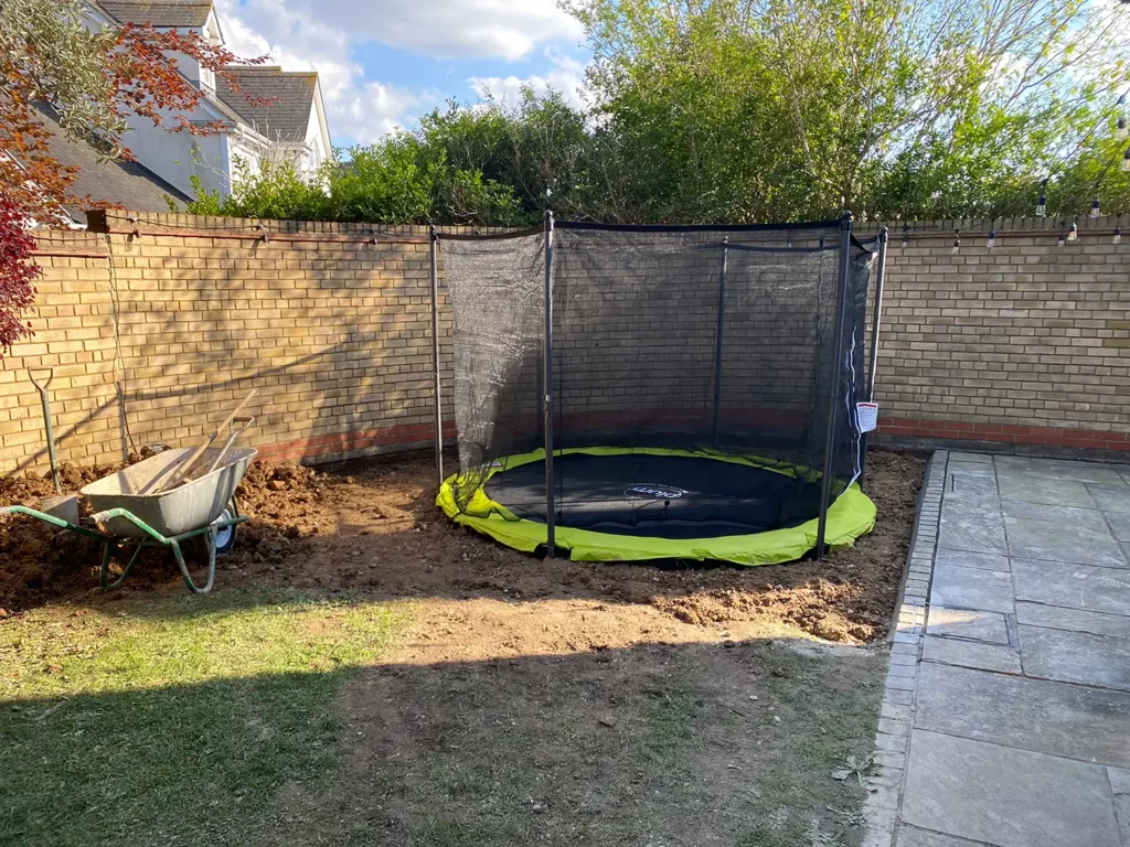 In Ground Trampoline Project