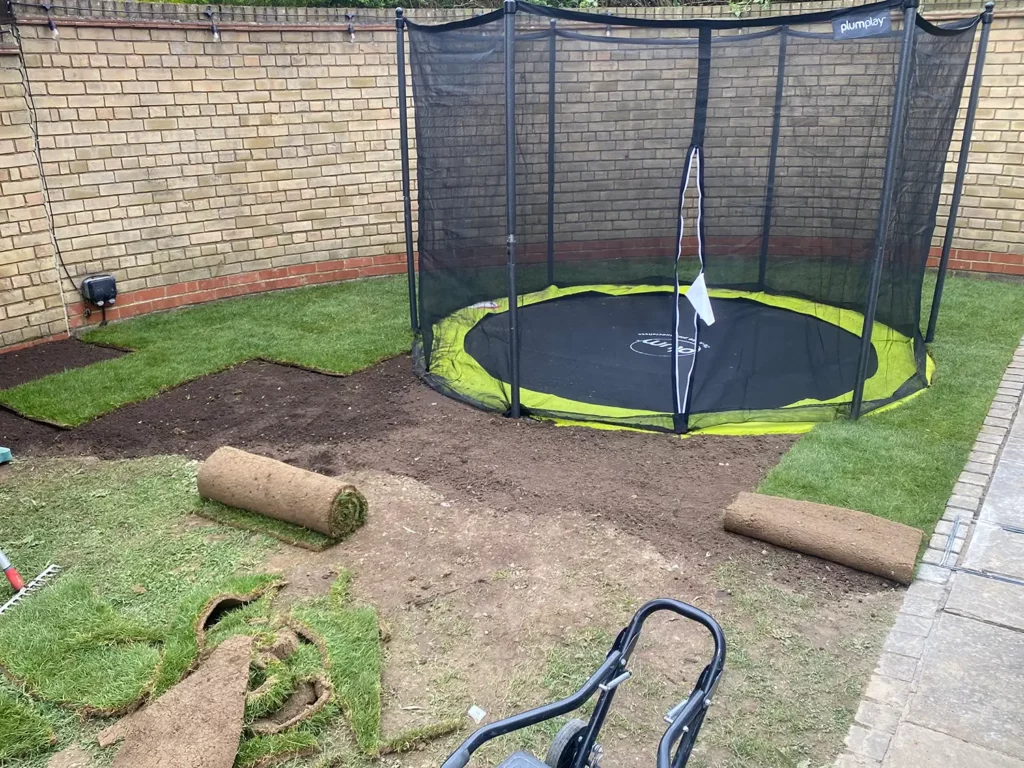 In Ground Trampoline Project