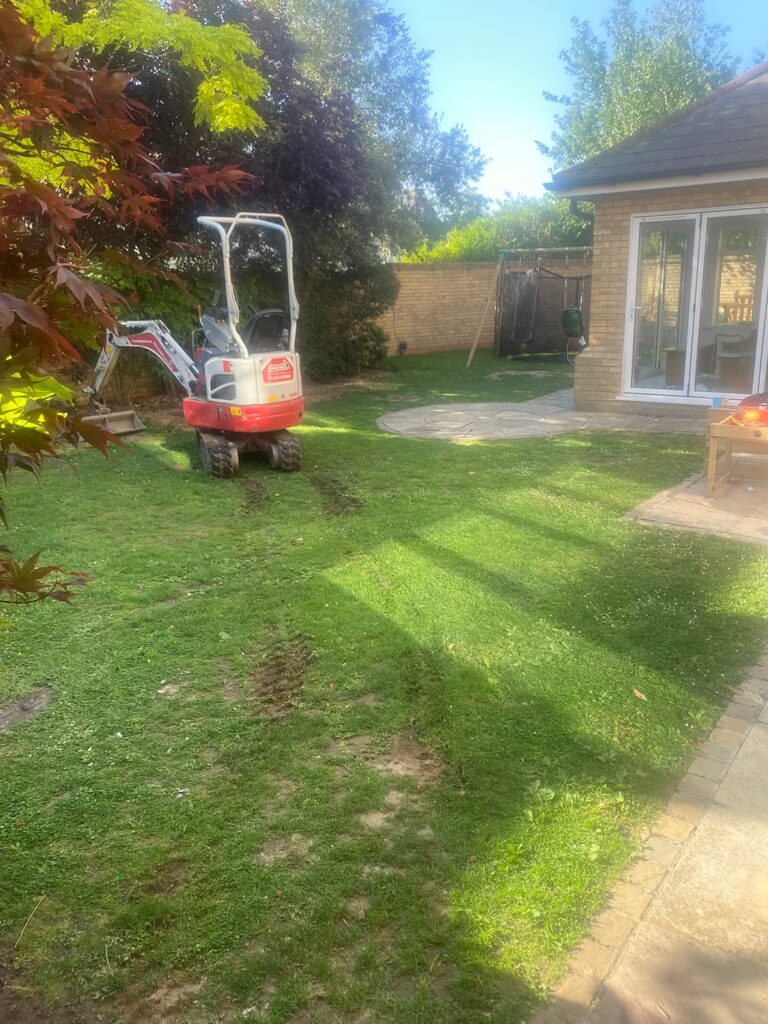 Lawn Re-turfing Essex - Before