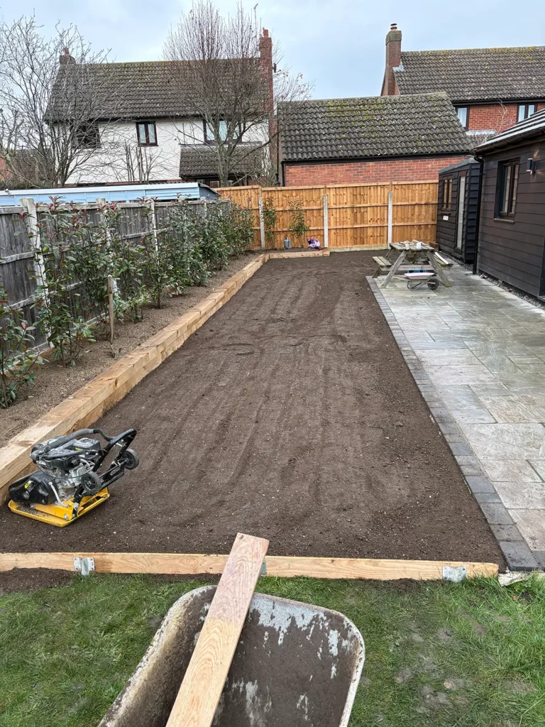 Lawn Re-turfing Essex - During