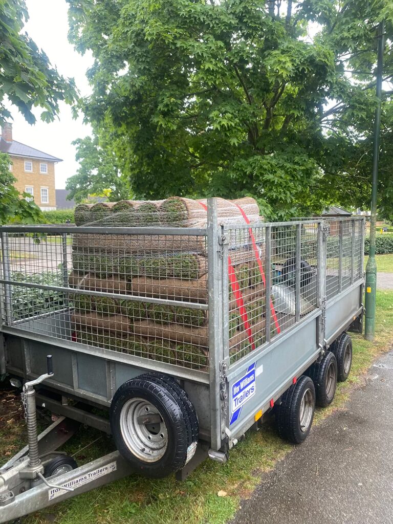 Lawn Re-turfing Essex - During