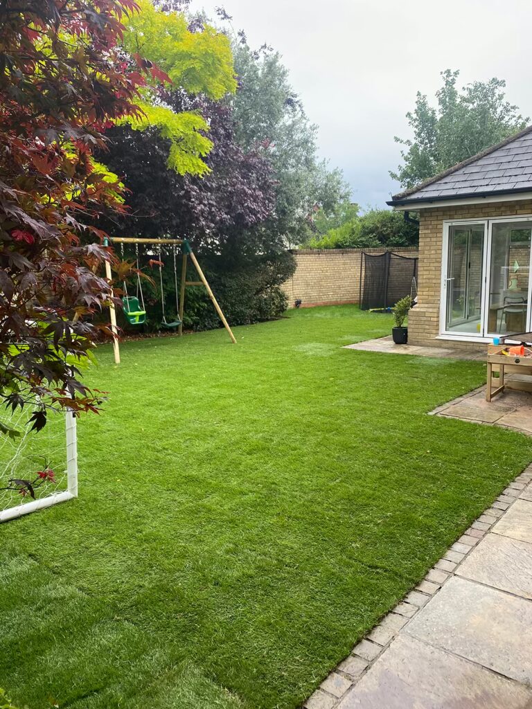 Lawn Re-turfing Essex - After