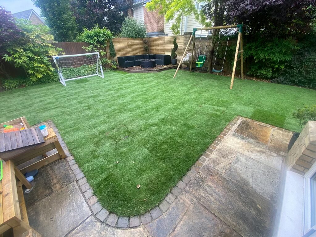 Lawn Re-turfing Essex - End Result