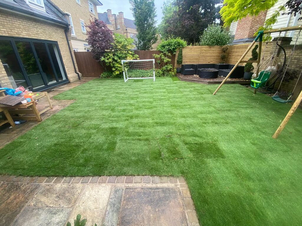 Lawn Re-turfing Essex - End Result
