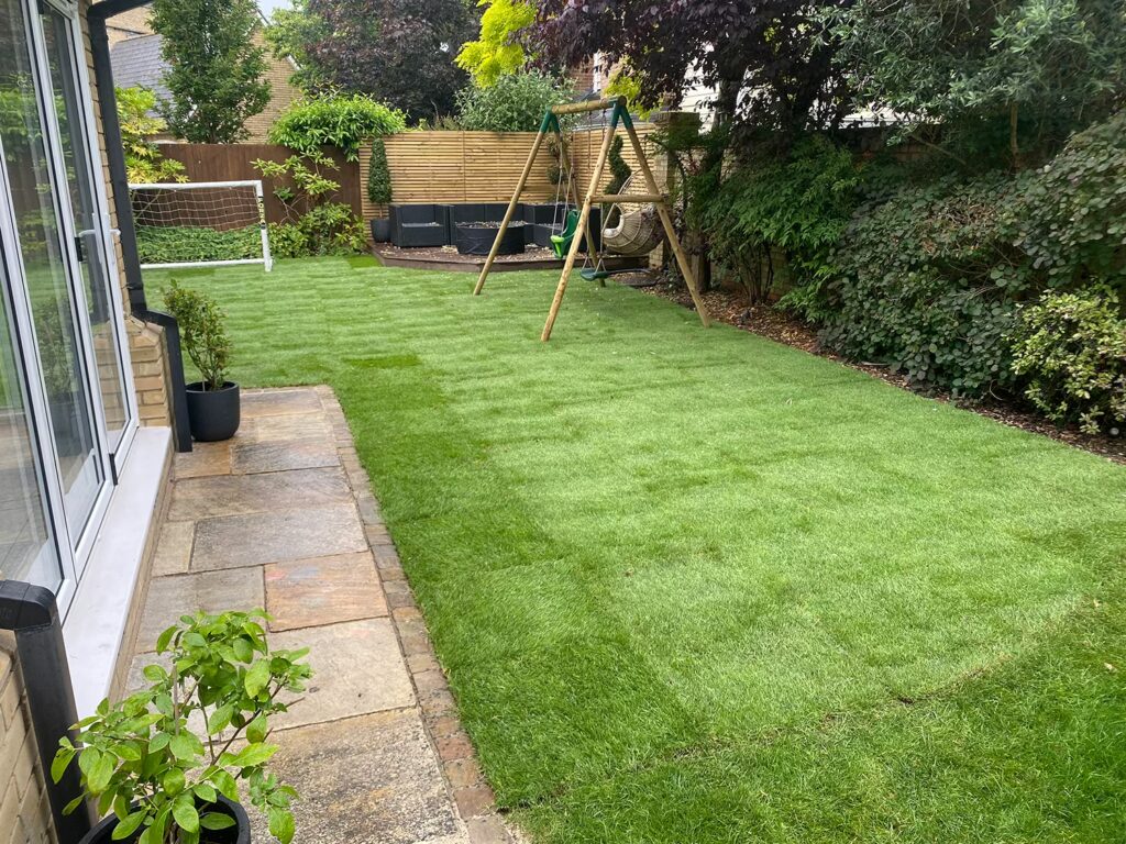 Lawn Re-turfing Essex - End Result