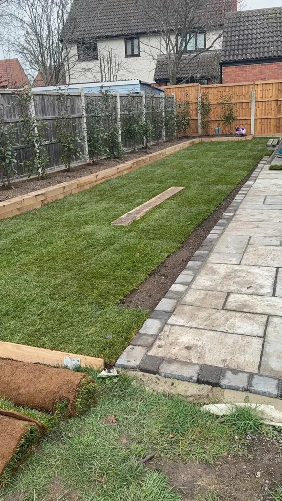 Lawn Re-turfing Essex - During