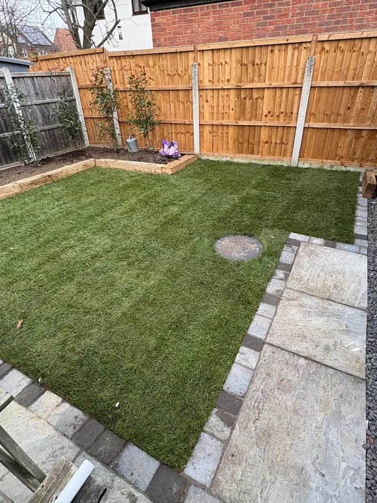 Lawn Re-turfing Essex - After