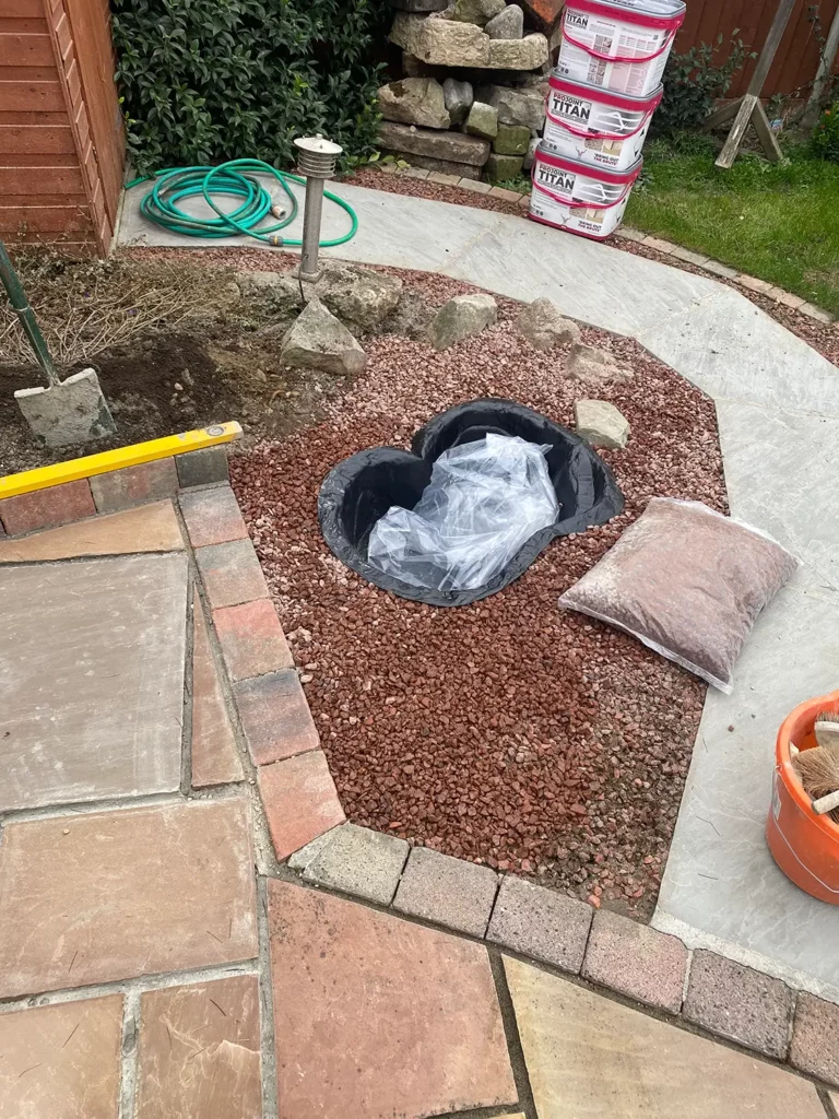 Patio Installation in Essex - Before
