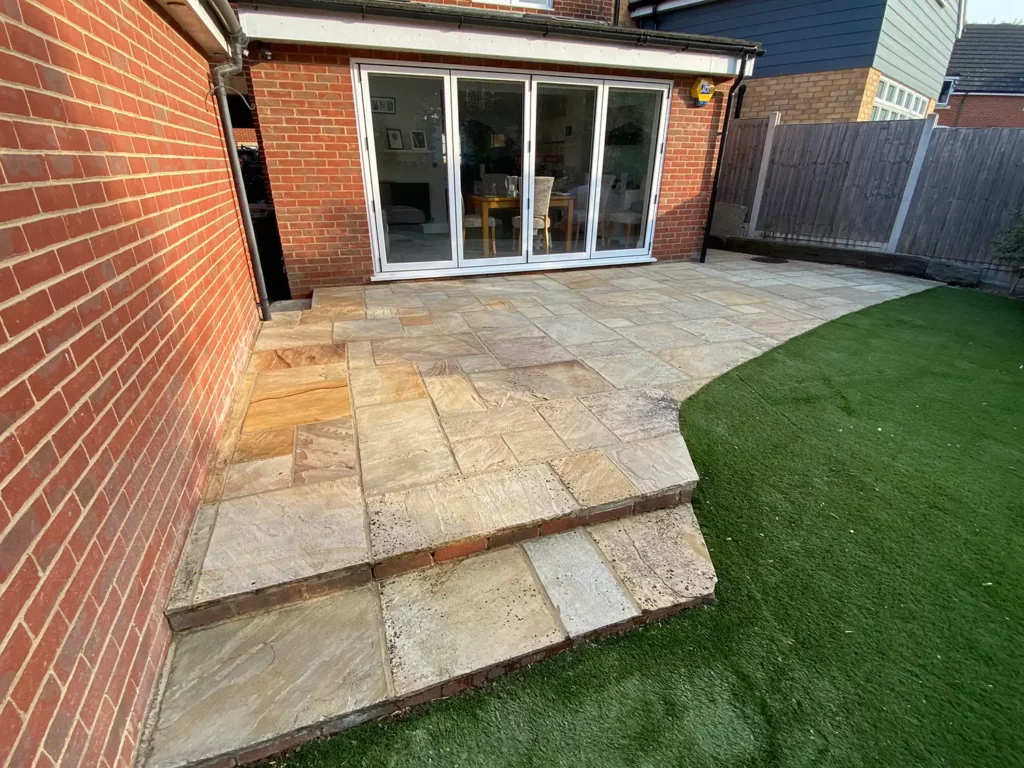 Patio Re-pointing in Essex - End Result