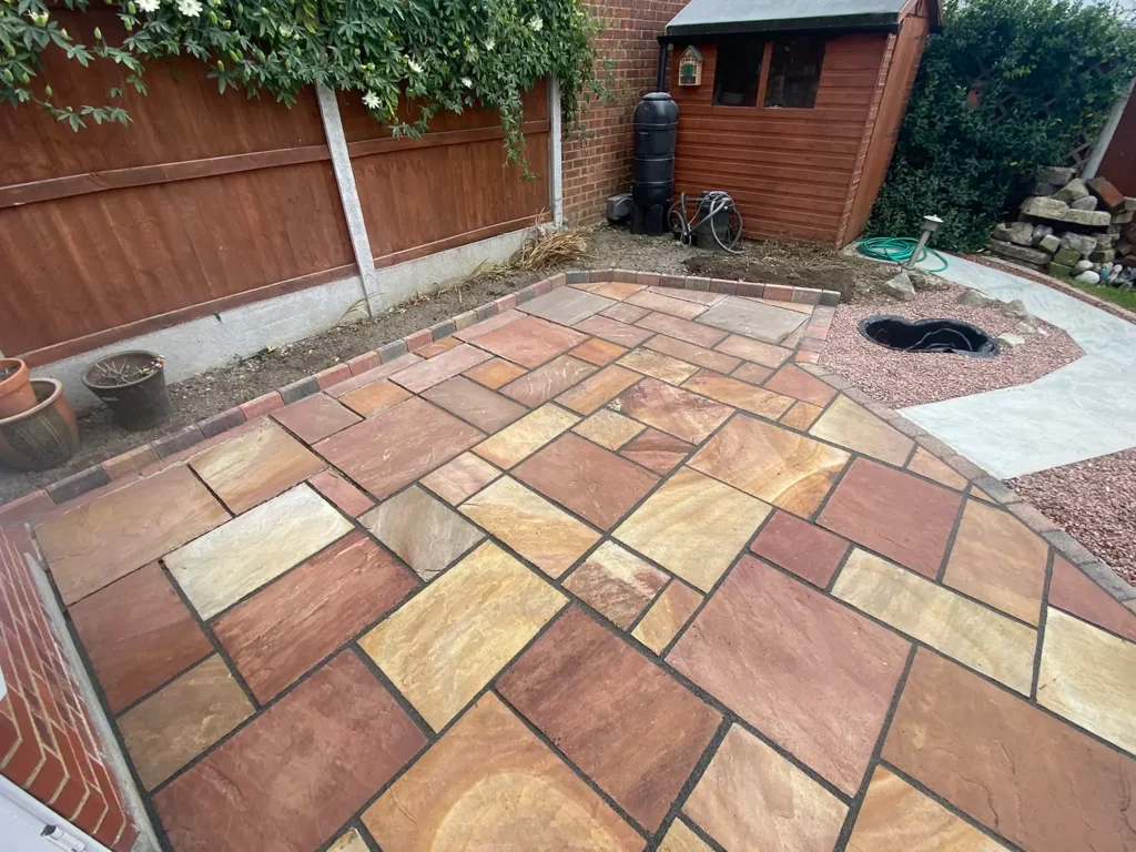 Patio Re-pointing in Essex - End Result
